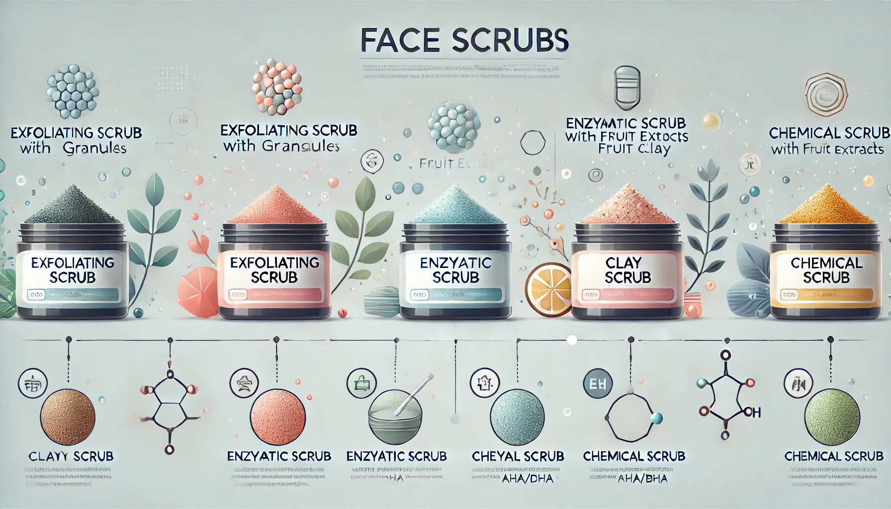 Understanding the different types of face scrubs